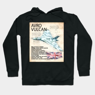 Avro Vulcan Bomber Aircraft Avro Aeroplane RAF Plane Da Vinci Hoodie